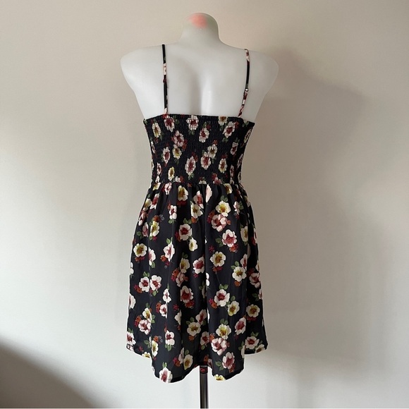 American Eagle AEO Dress Sweetheart  Floral Cottagecore Rodeo Pockets Boho Sz 6 - Picture 2 of 16